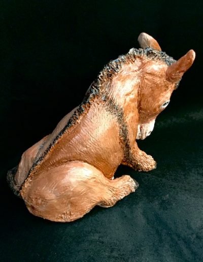 Balaam's Donkey ceramic Biblical sculpture
